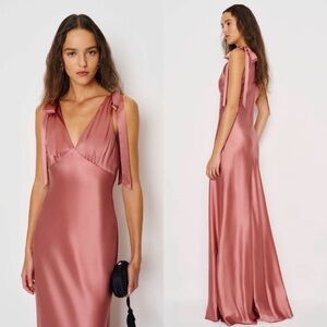 Reformation Pernille Silk Dress